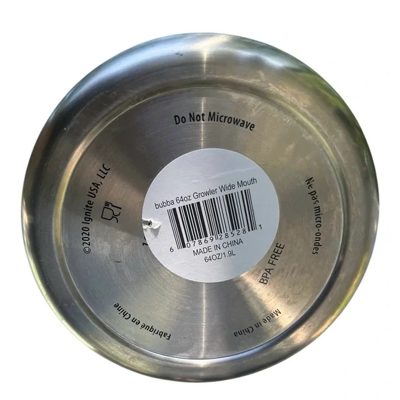 Bubba Growler Wide Mouth 64oz Island Teal. New - Picture 6 of 6